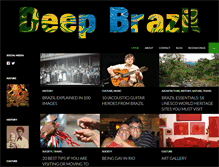 Tablet Screenshot of deepbrazil.com